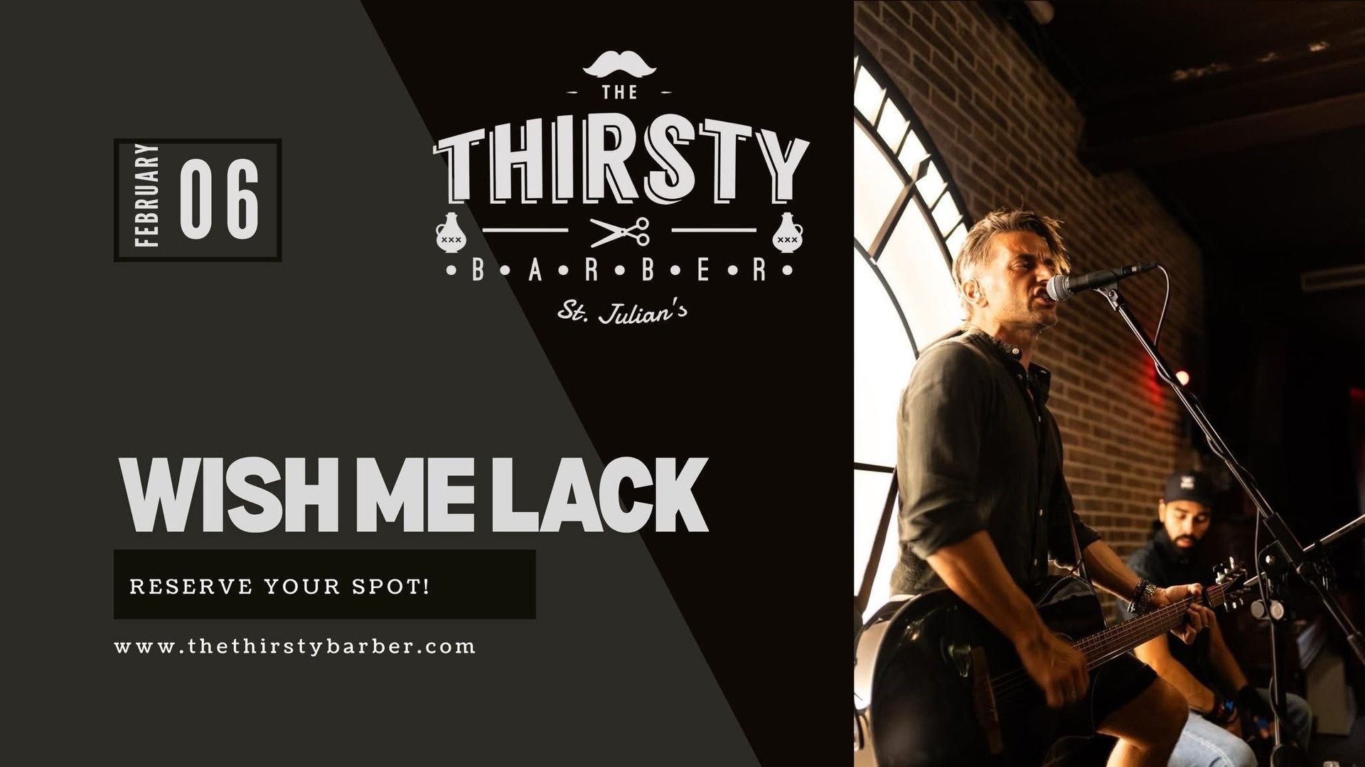Live Music: Wish Me Lack poster