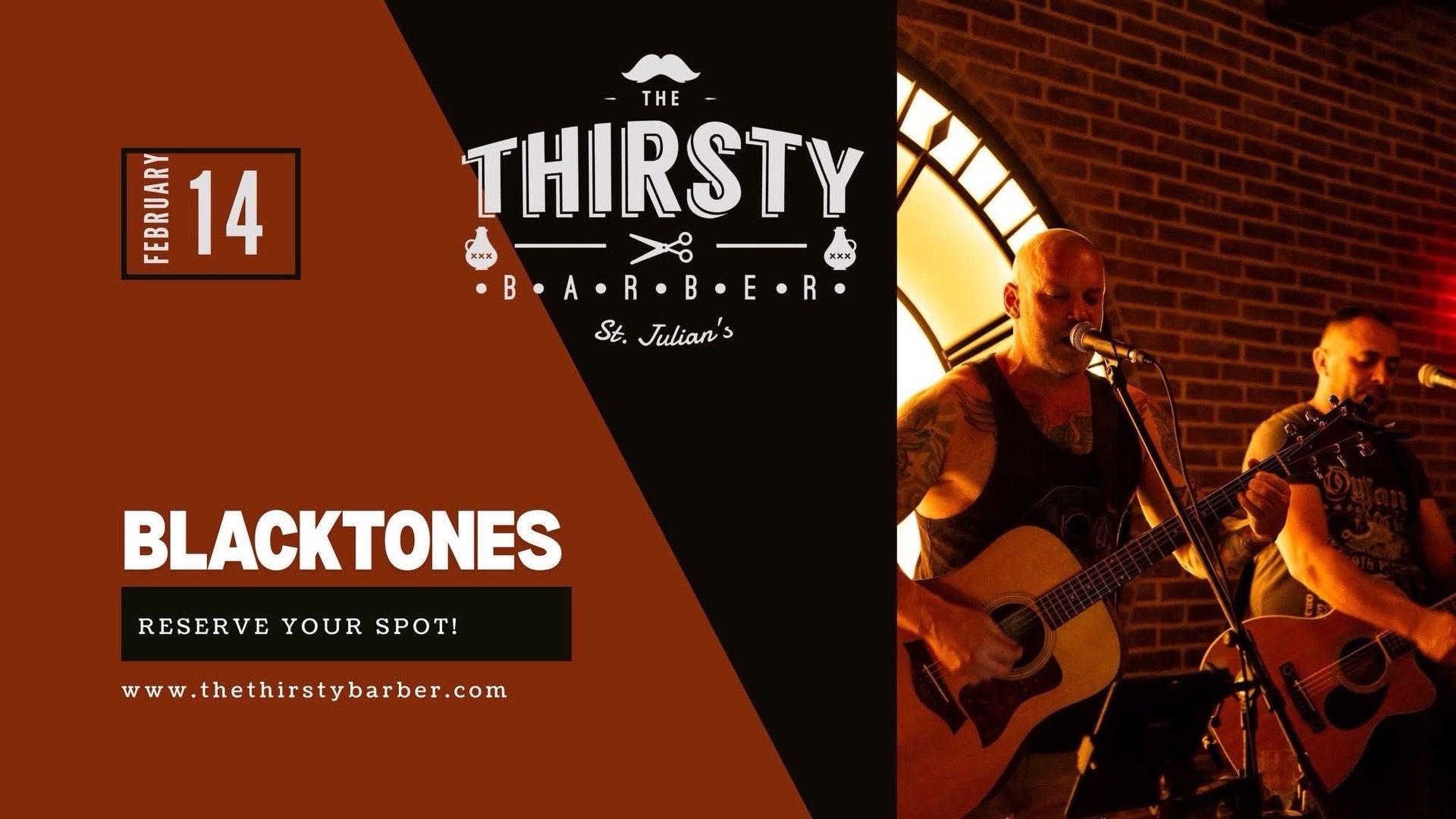 Blacktones at The Thirsty Barber