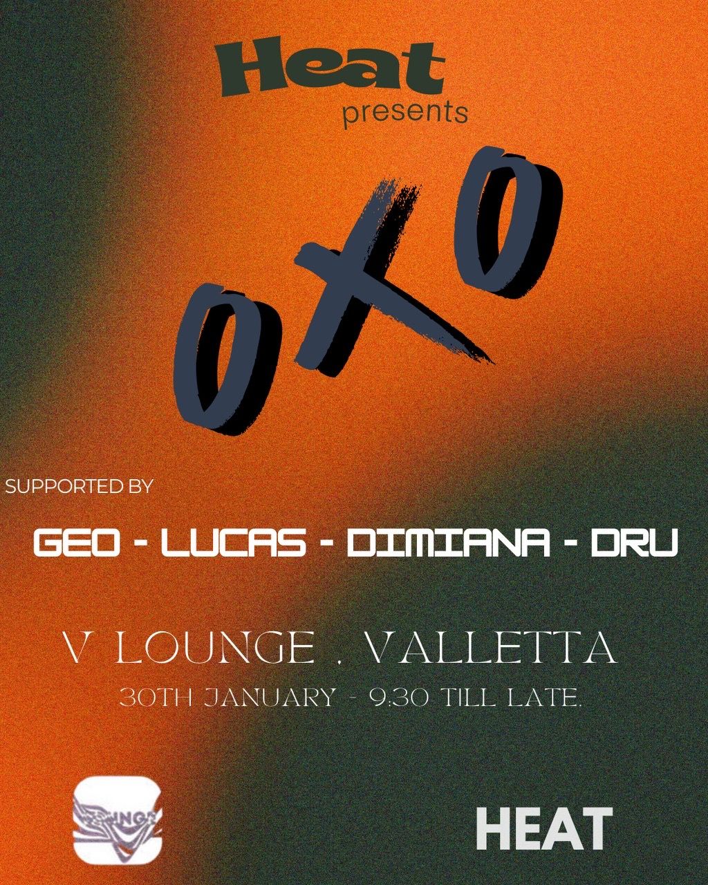 Heat presents ; o X o poster