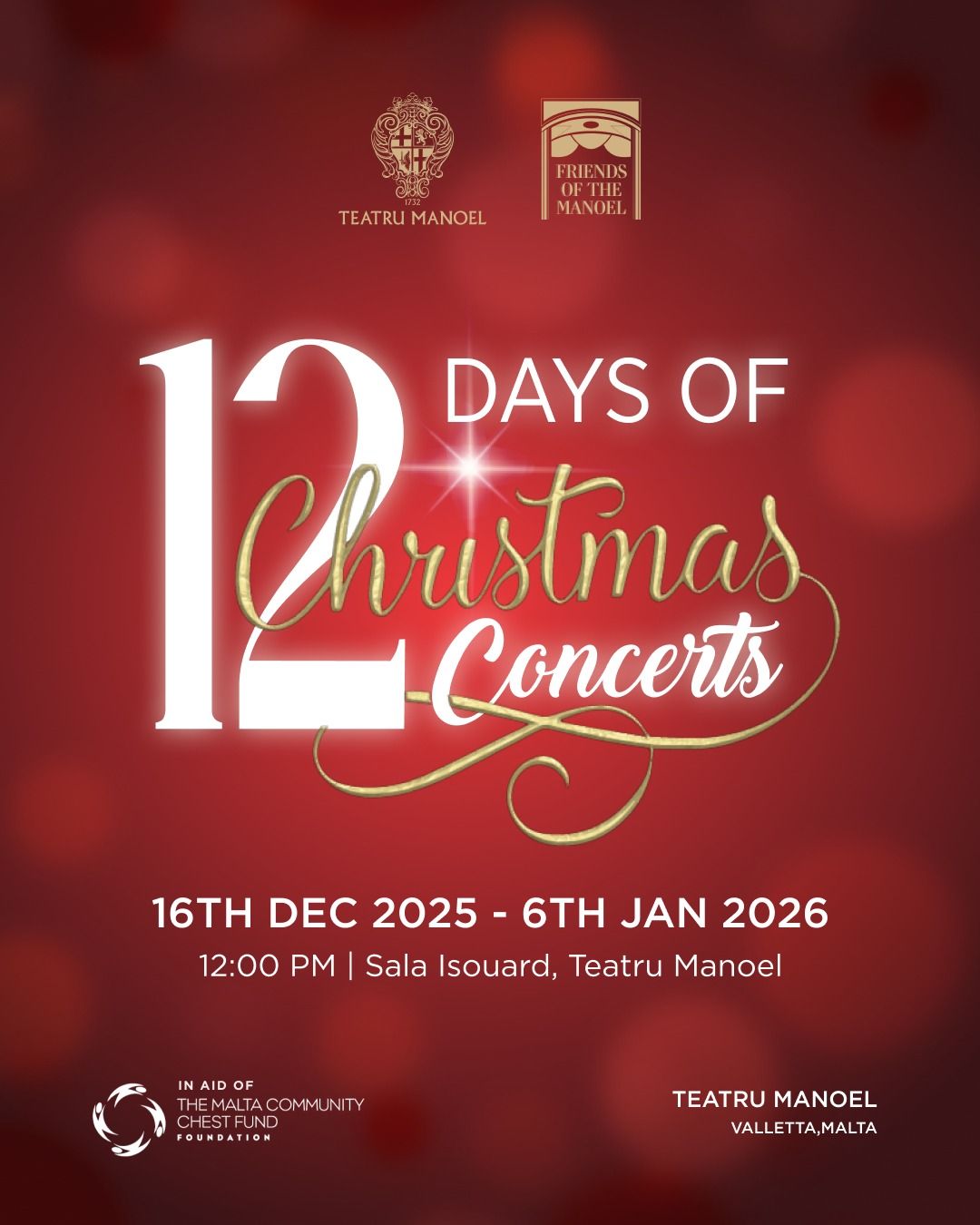 12 Days of Christmas Concerts