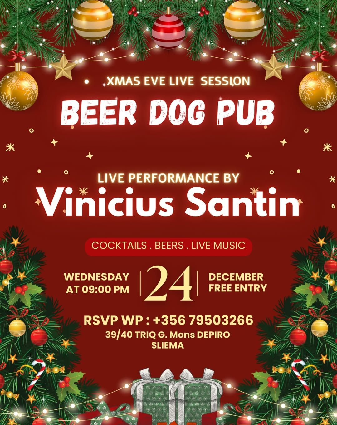 XMAS Eve Live Session - Live Performance Vinicius Santin