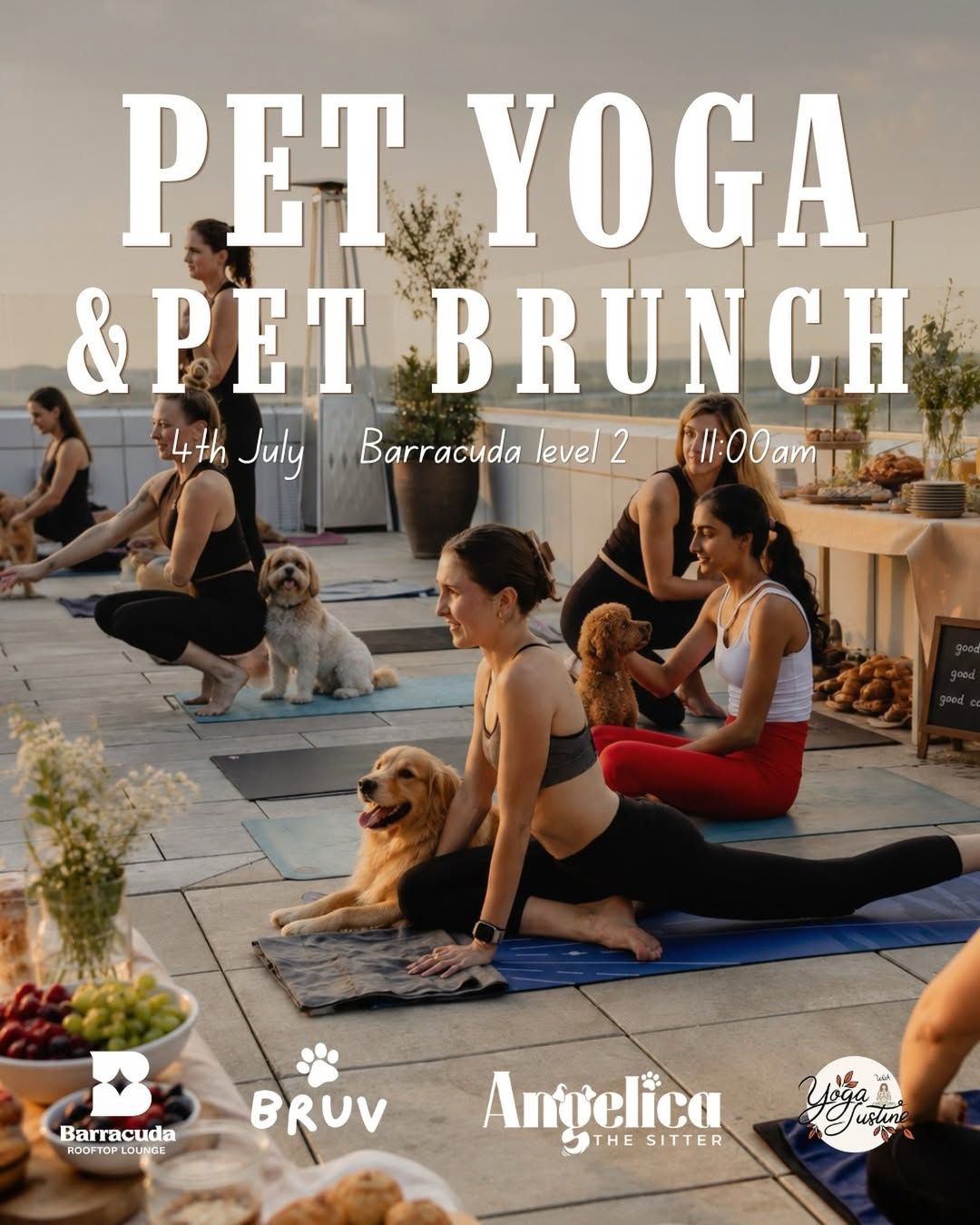 πΎπ§ββοΈ Pet Yoga & Brunch π§ββοΈπΎ