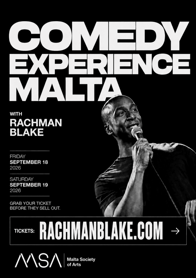 COMEDY EXPERIENCE MALTA WITH RACHMAN BLAKE