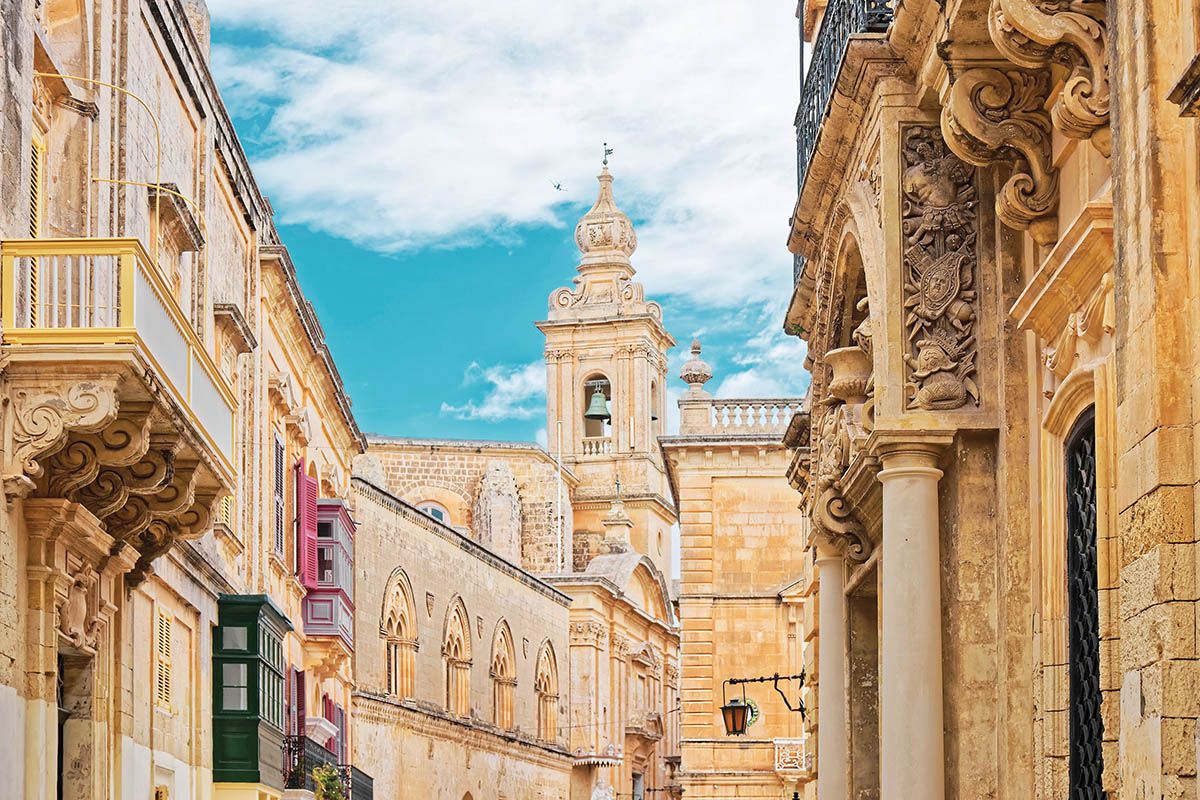 Sessiz şehir Mdina sokakları Game of Thrones malta
