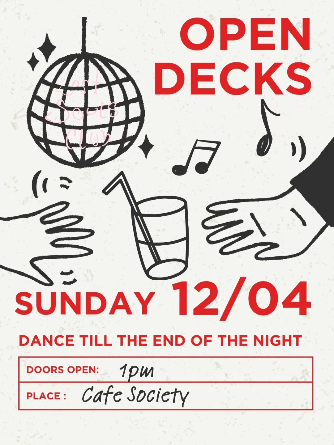 Open decks this Sunday !